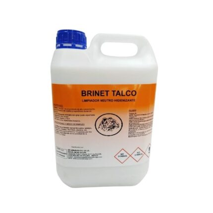 FREGASUELOS LIMPIADOR NEUTRO HIGIENIZANTE BRINET TALCO 5L