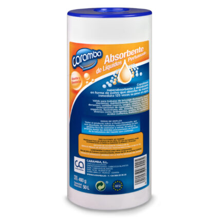 BOTE ABSORVENTE DE LIQUIDOS PERFUMADO 400GR CARAMBA