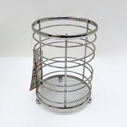 PORTACUBIERTOS ACERO CROMADO 15X12