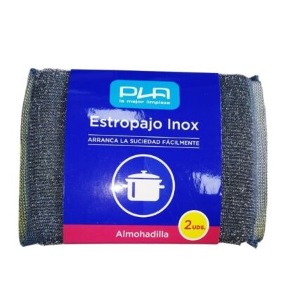 ALMOHADILLA DE ACERO INOX PLA REF. 01947 P/2