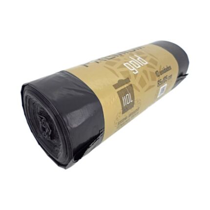 BOLSAS DE BASURA 85X105 PREMIUM GOLD GALGA 120 P/10 UNIDADES C/30 PAQUETES