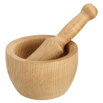 SET MORTERO Y MAZO DE MADERA REF. 3557-M NATURA IRIS