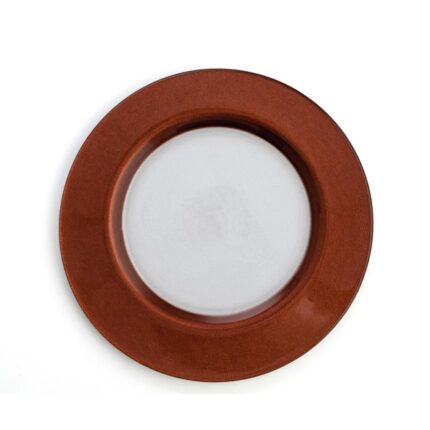 PLATO PRESENTACION 32CM TEXTURA C/ALA COBRE REF. 7410100