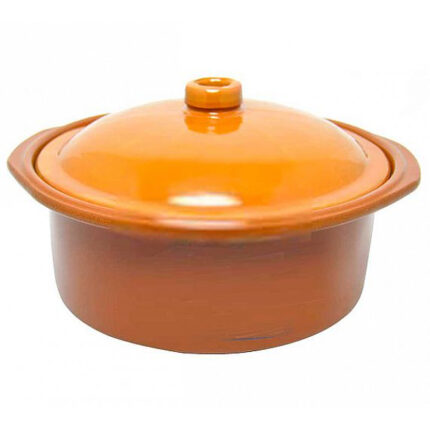 COCOTE DE BARRO 23CM CON TAPA