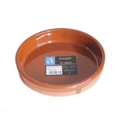 CAZUELA BARRO 15CM SIN ASAS REDONDA (FUEGO L)