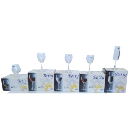 CRISTALERIA BOHEMIA 60 PIEZAS MODELO BETTY BOHEMIA