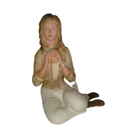 FIGURA CHICA JUGANDO CARTAS