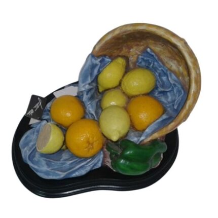 PIEZA DECORATIVA BODEGON LIMONES Y NARANJAS