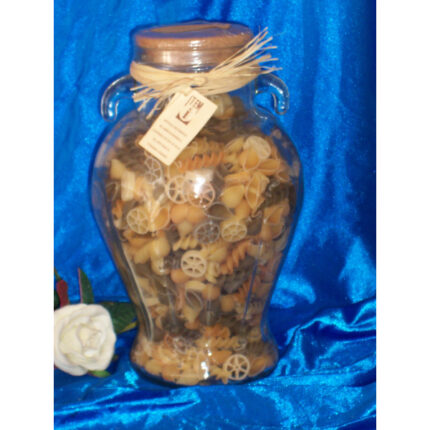 TARRO CRISTAL DECORACION PASTAS 32X18