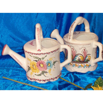 REGADERAS DE PORCELANA DECORADA