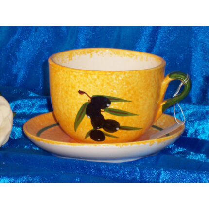 TAZON CON PLATO GIGANTE YUMBO DECORACION ACEITUNAS