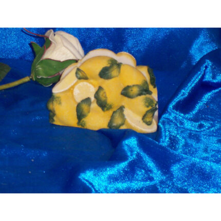 SERVILLETERO PARA MESA DECORACION LIMONES RESINA