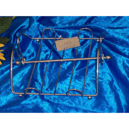 SERVILLETERO CUADRADO CON BARRA ACERO INOX 18CM