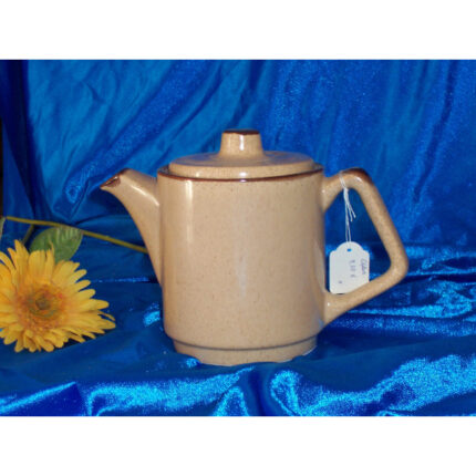 CAFETERA 1 LITRO CERAMICA GRES CON TAPA