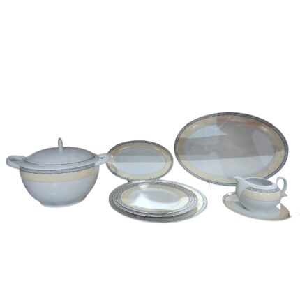 VAJILLA PORCELANA  57 PIEZAS MODELO ATENAS OLIMPO