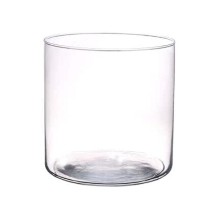 VASO TUBO GIGANTE ANCHO CRISTAL RECICLADO 39919