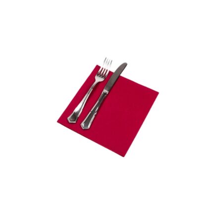 SERVILLETA PUNTA PUNTA 40X40 BURDEOS P/50 UNIDADES