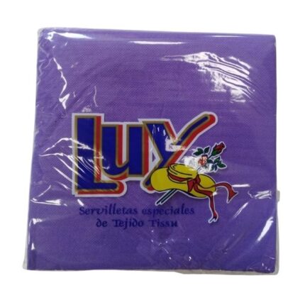 SERVILLETA PUNTA PUNTA 40X40 LILA P/50 UNIDADES