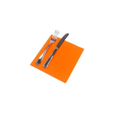 SERVILLETA PUNTA PUNTA 40X40 NARANJA P/50 UNIDADES