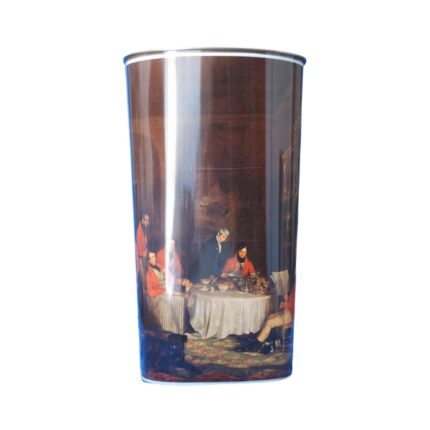 PARAGUERO METAL VINTAGE DECORADO