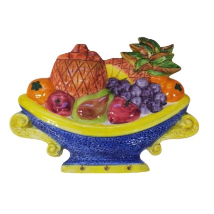 COLGADOR DE PAÑOS CERAMICA PINTADO FRUTERO COLOR
