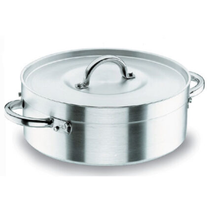 CACEROLA CON TAPA 55CM ALUMINIO PURO 99,5%