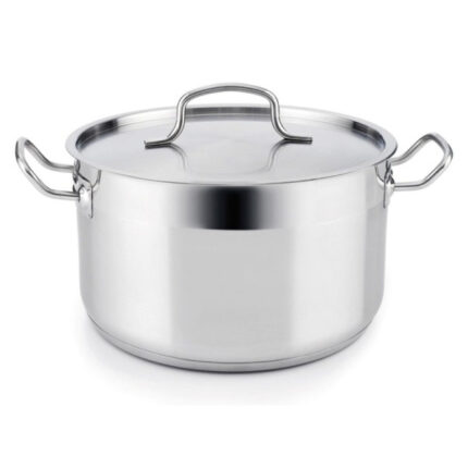 OLLA INOX BASICA 24X19 QUID MATE ESPEJO 8 LITROS