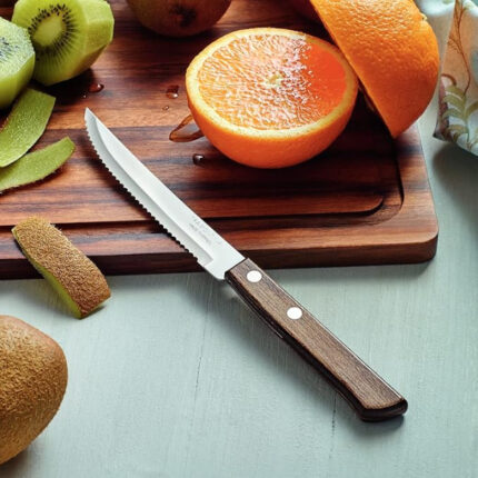 CUCHILLO CON SIERRA 21CM CHURRASCO POLYWOOD REF. 21100/495