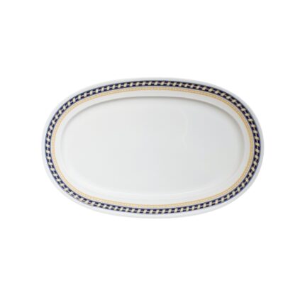 FUENTE OVAL 38X28 SERIE 3000 DECORADO ALBORAN