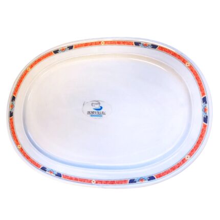 FUENTE OVAL PORCELANA 38X28 CM SERIE 3000 DECORADO 306
