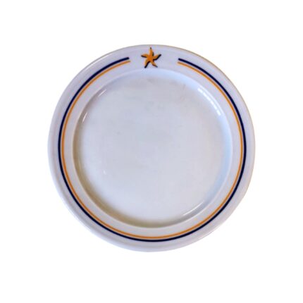 PLATO POSTRE PORCELANA 20CM ESTRELLA DE MAR