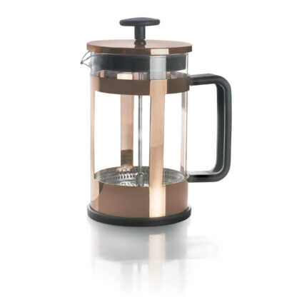 CAFETERA FRANCESA COPPER 0'80L 6 TAZAS INOX 18/10 REF. 62178