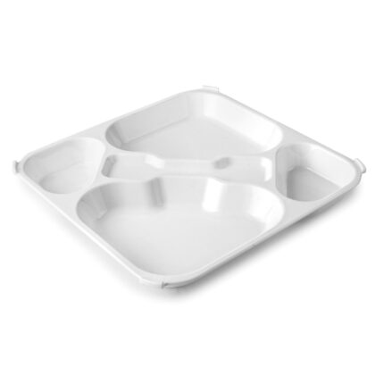 BANDEJA AUTOSERVICIO 33X33 POLICARBONATO BLANCA REF. 66952