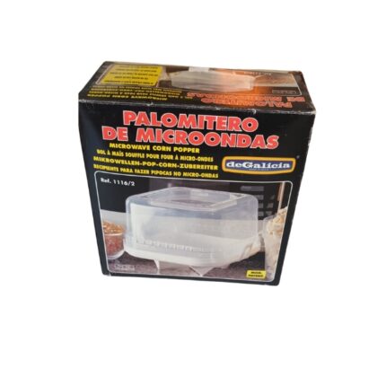 PALOMITERO MICROONDAS CUADRADO PLASTICO DE GALICIA
